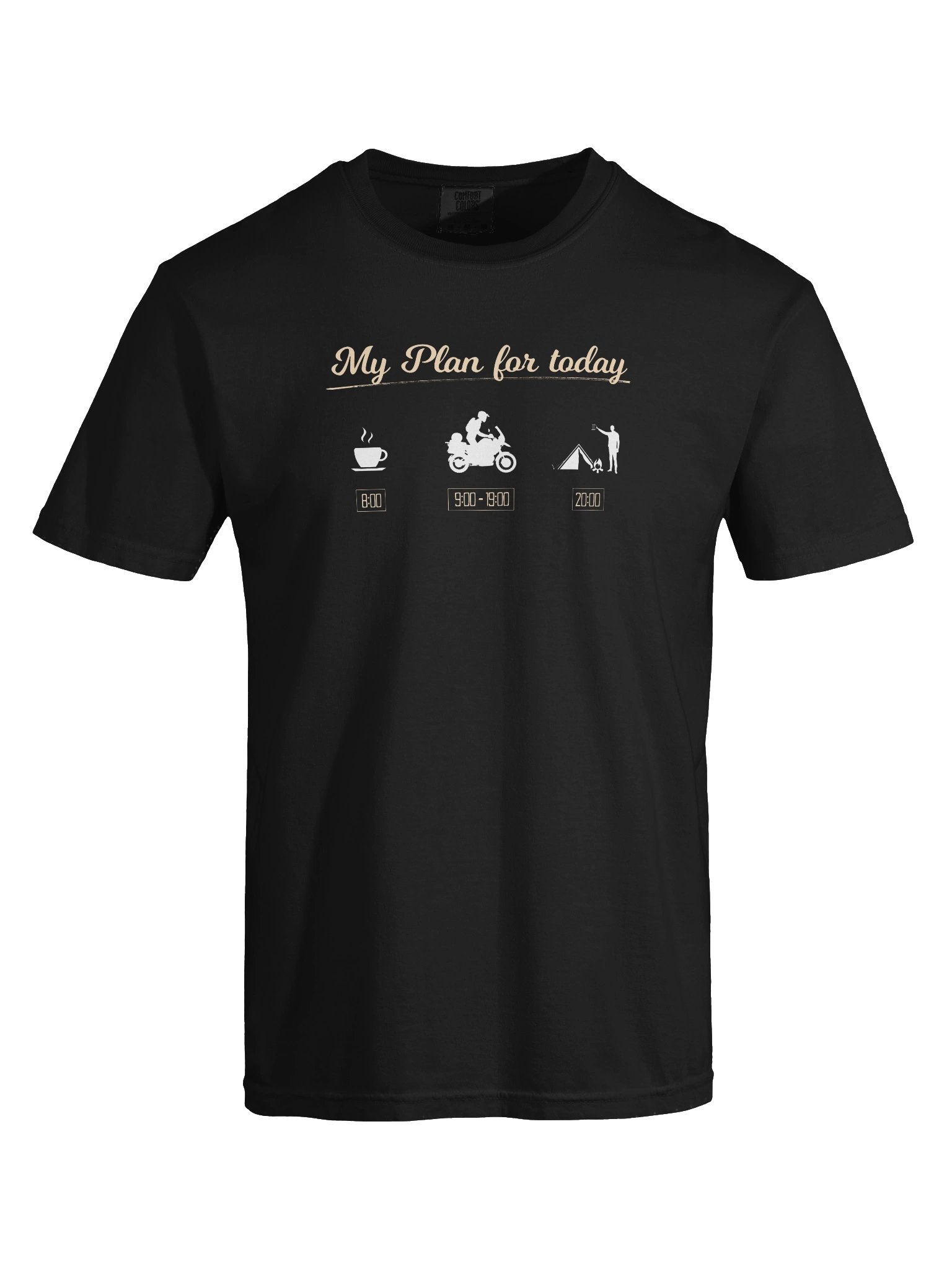 My Plan for today | Adventure Motorcycle T-Shirt product image (1)