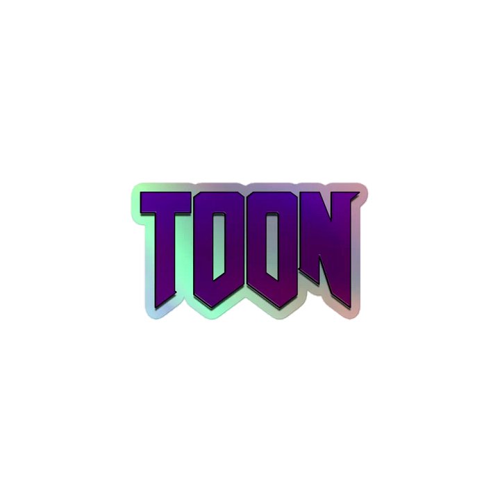 TOON Holographic Sticker product image (1)