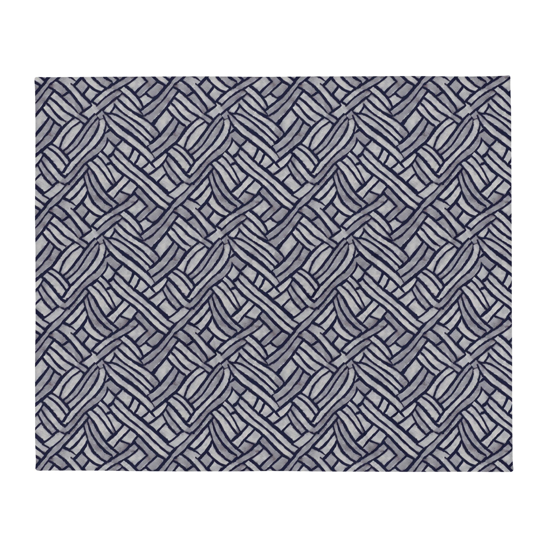 Grey Rectangles Blanket product image (2)