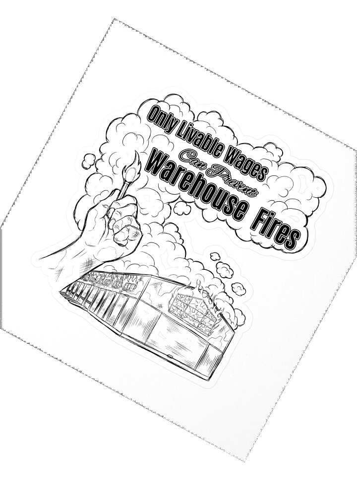 Only Livable Wages Sticker product image (2)