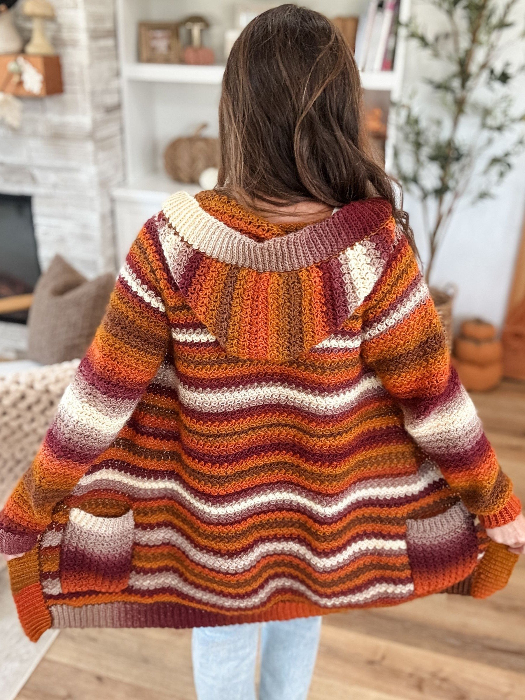 The Suzette Raglan Cardigan Crochet Pattern product image (6)