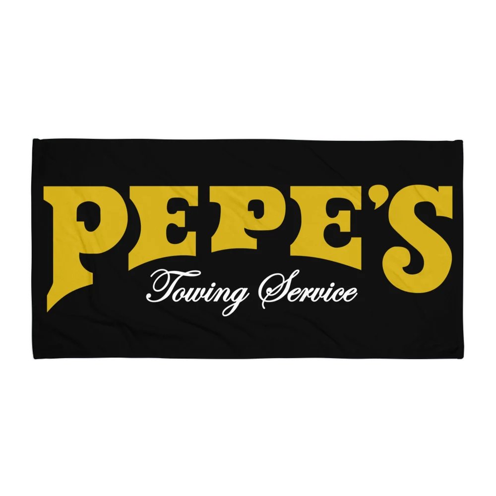 Pepe's Towel (Black) product image (1)