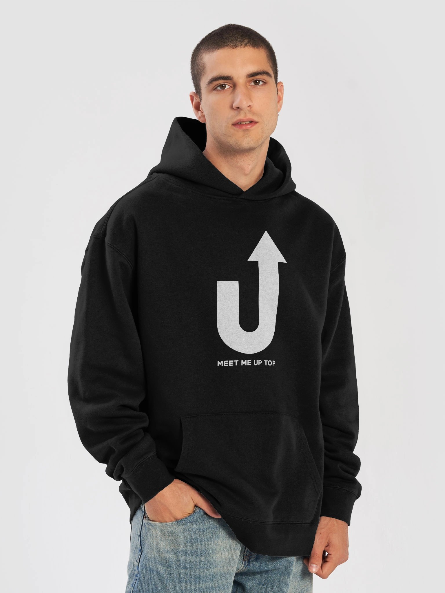 TOP Unisex Premium Oversized Hoodie - Black product image (5)