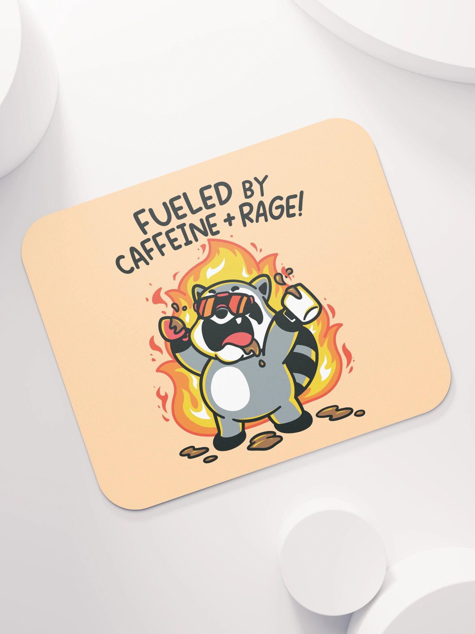 Caffeine & Rage Mousepad product image (7)