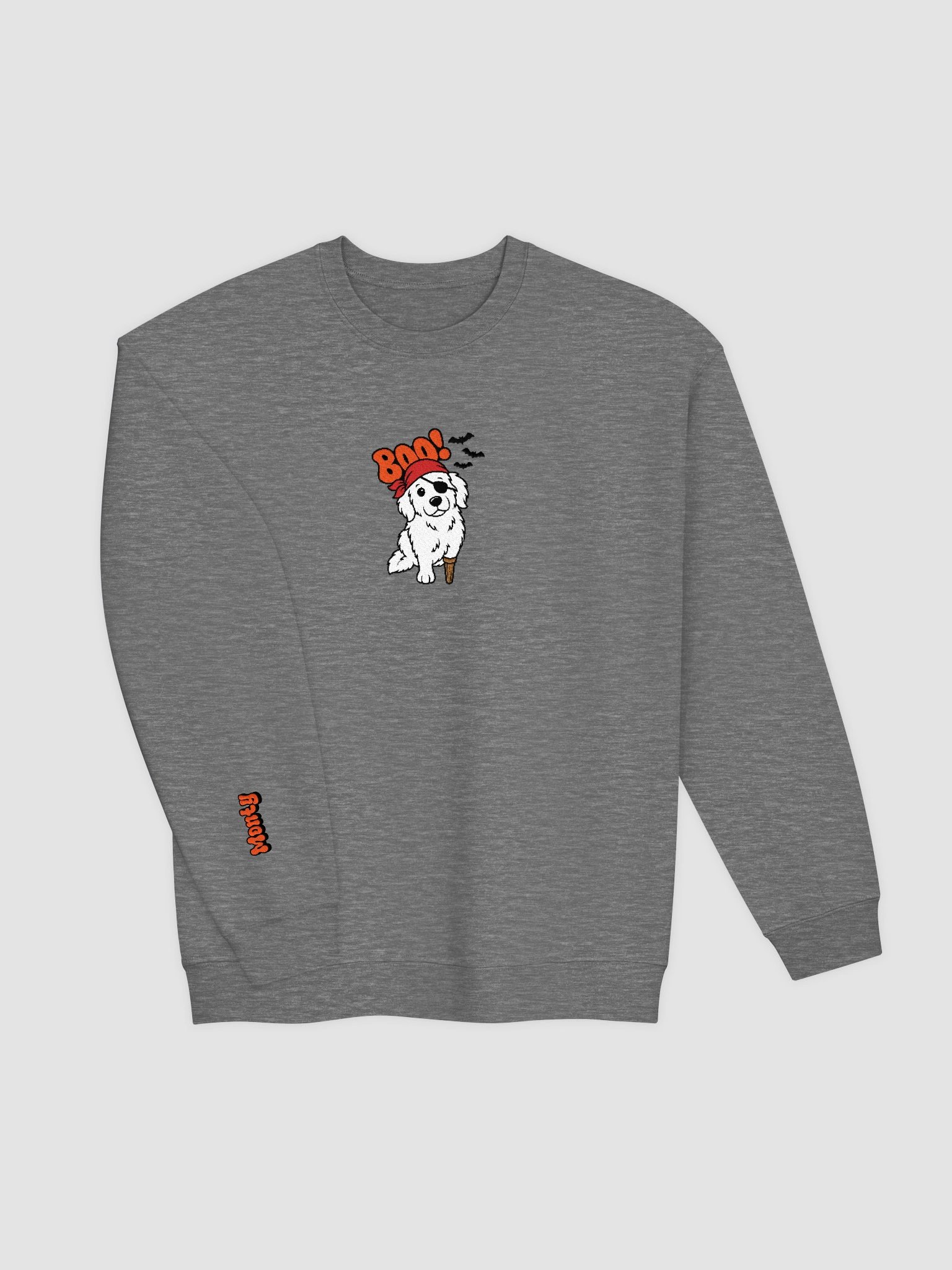 Custom Halloween Pet Embroidered Sweatshirt + Custom Sleeve Name product image (1)