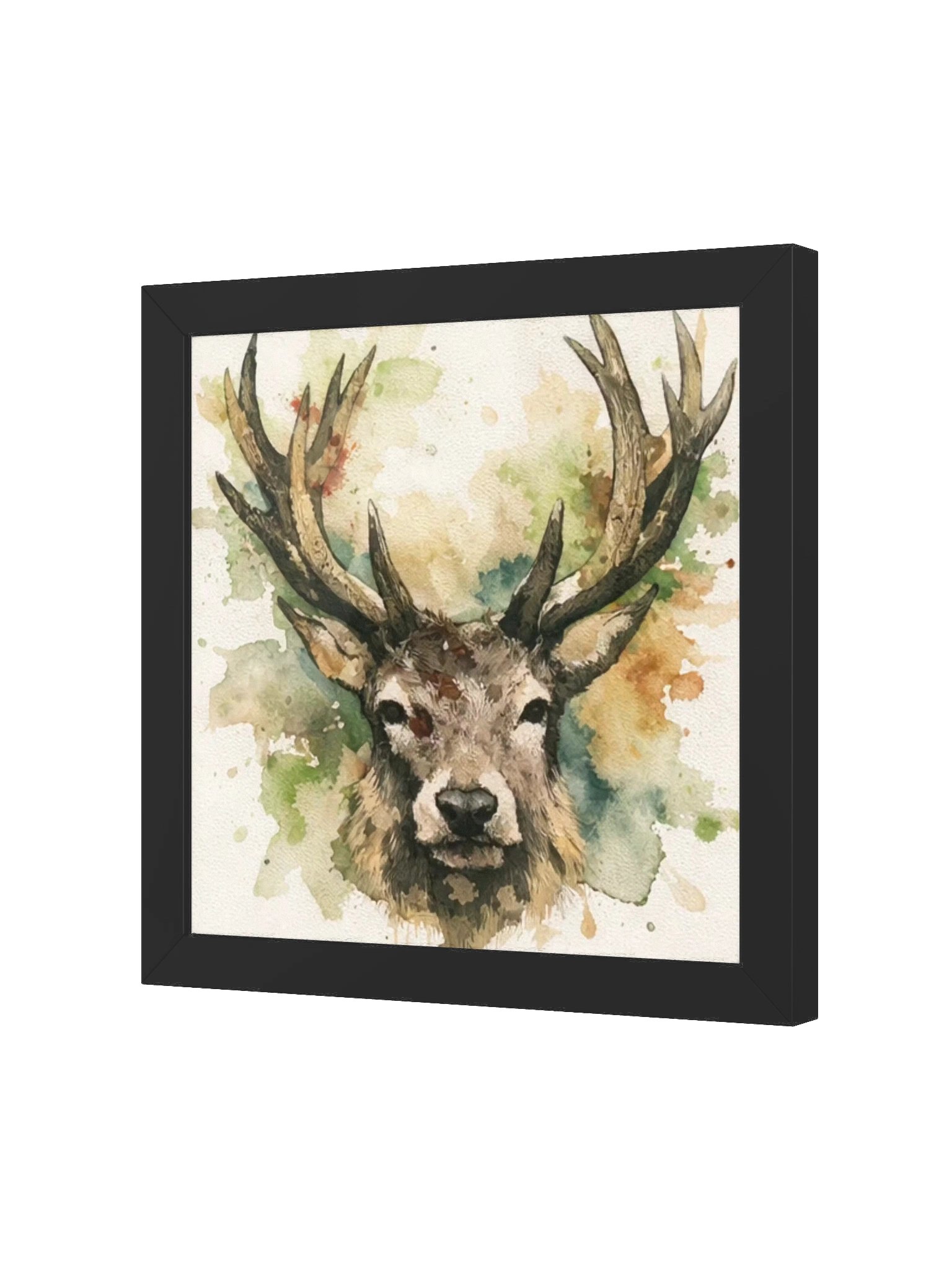 Gentle Forest Spirit – Watercolor Harmony Vibrant Eco-Friendly Matte Poster product image (20)