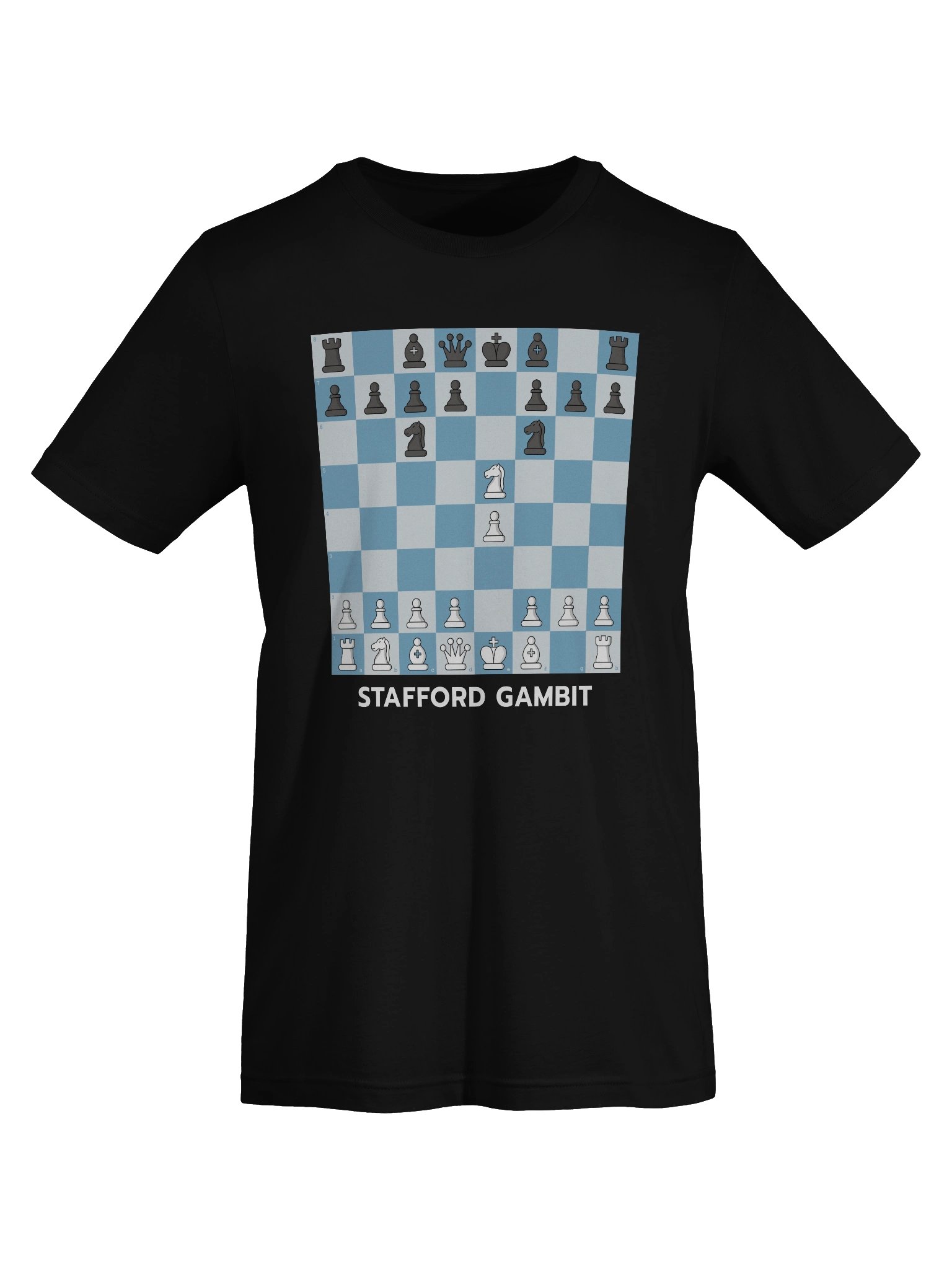 Stafford Gambit Chess T-shirt product image (6)