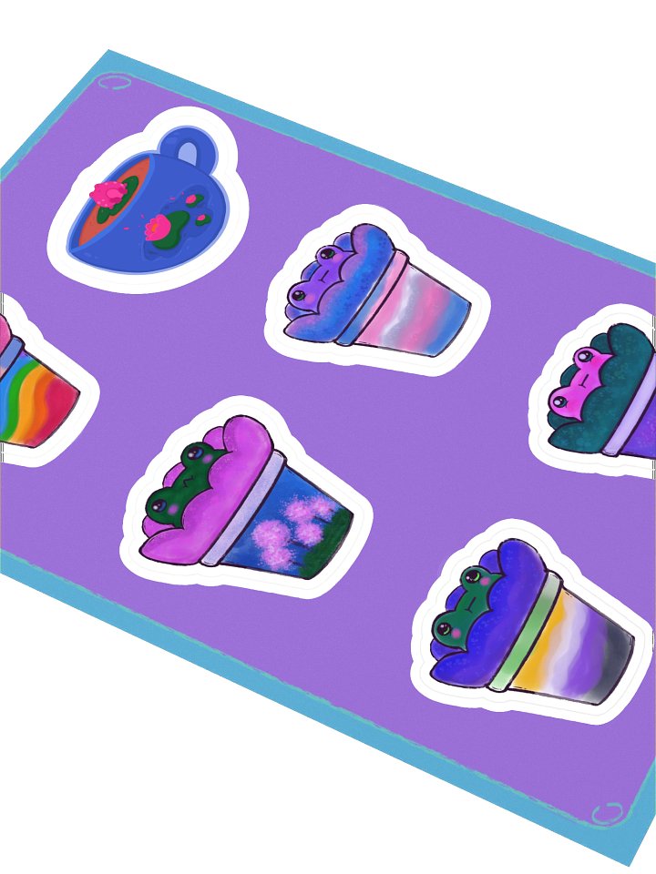 Frog Sticker Sheet product image (2)