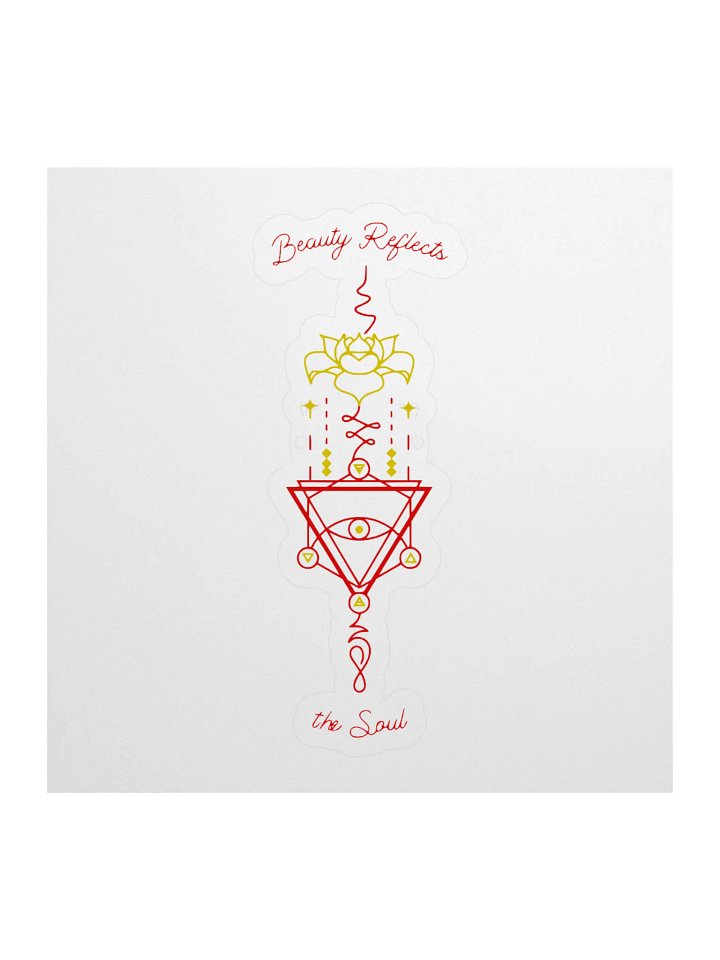Beauty Reflects the Soul Emblem Kiss Cut Stickers product image (1)