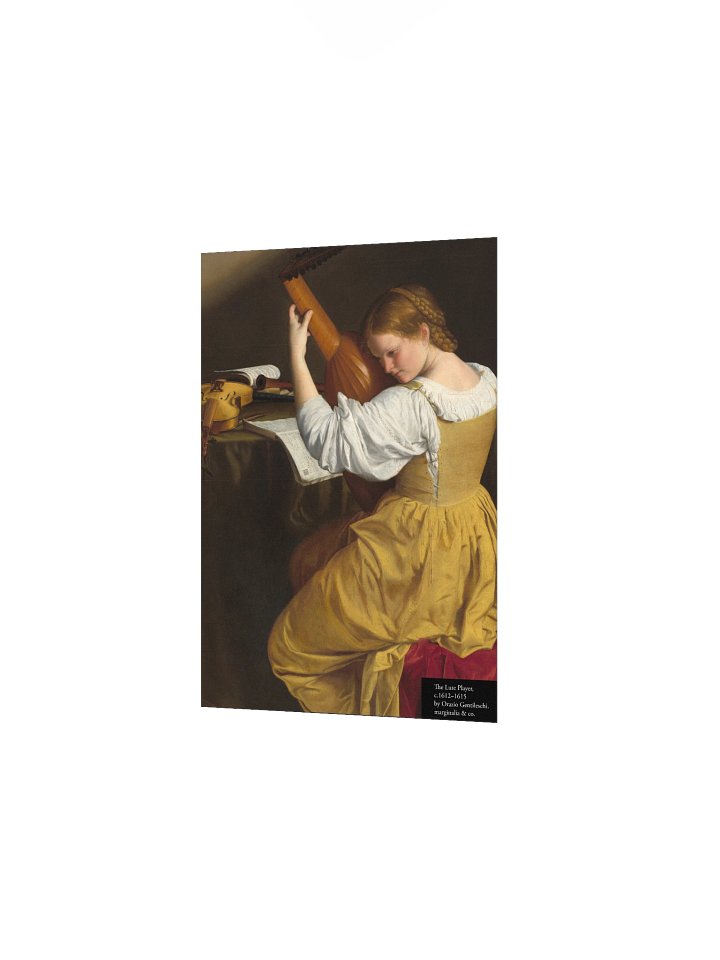 The Lute Player c. 1612 - 20 by Orazio Gentileschi product image (2)