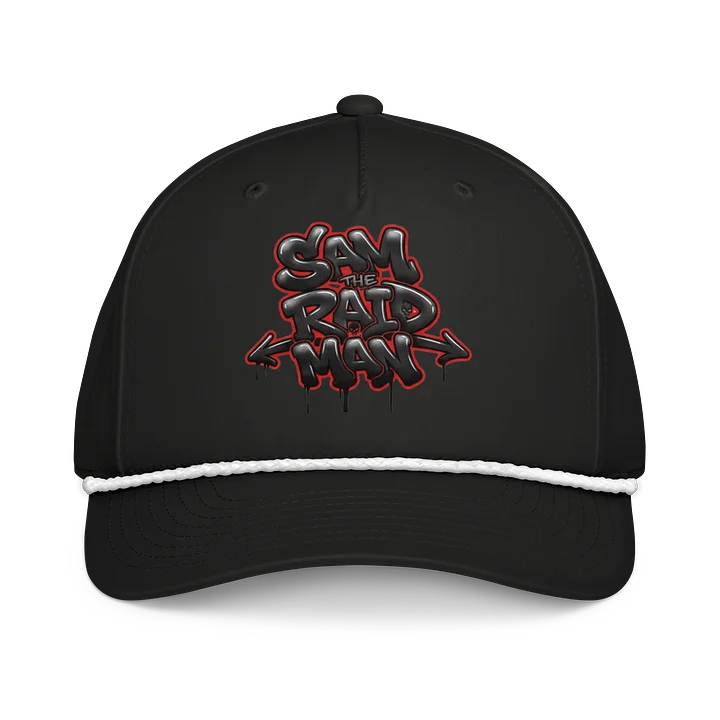 Graffiti Rope Hat (Black) product image (1)