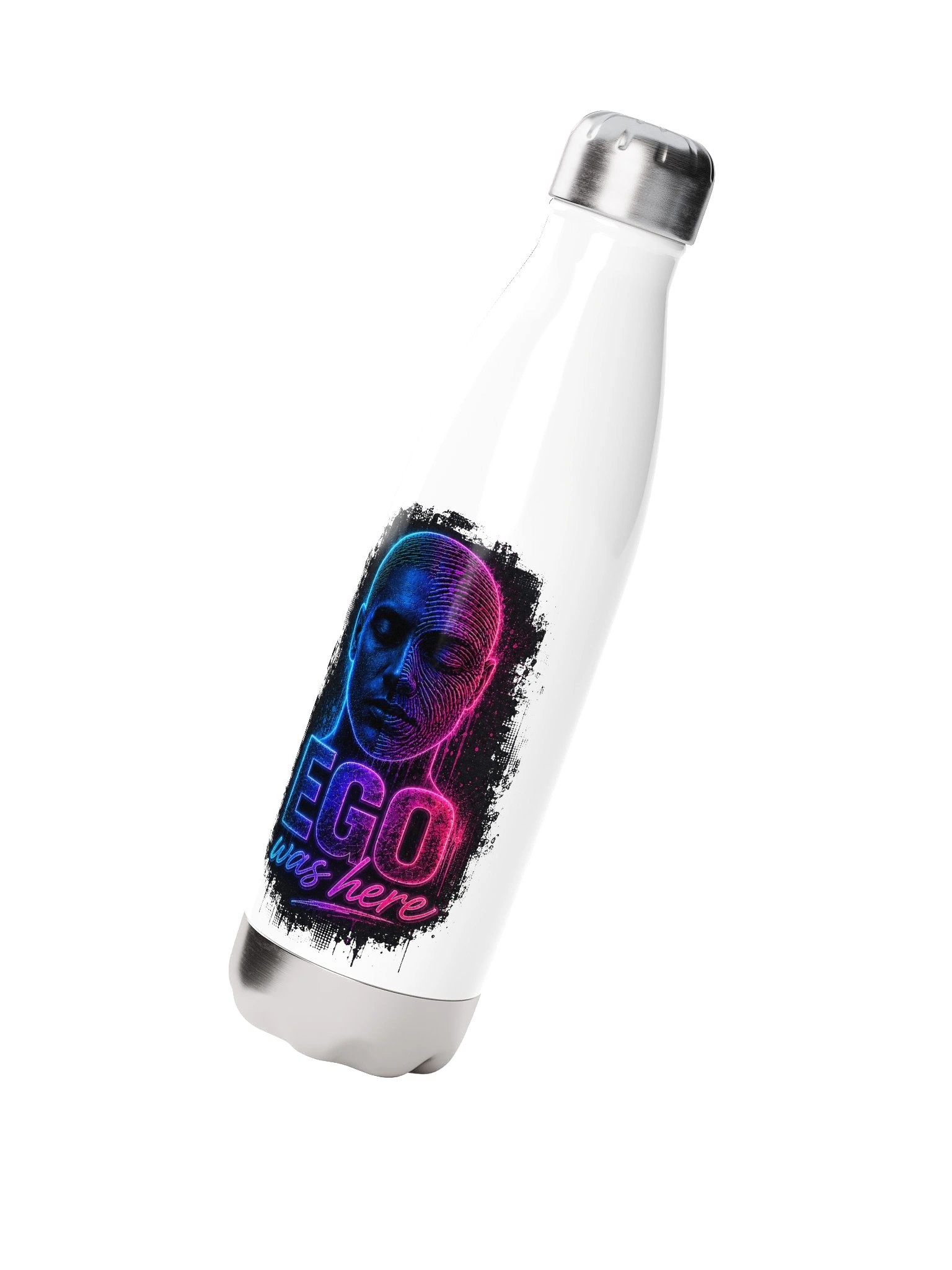 Neon Portrait Stainless Steel Water Bottle product image (2)