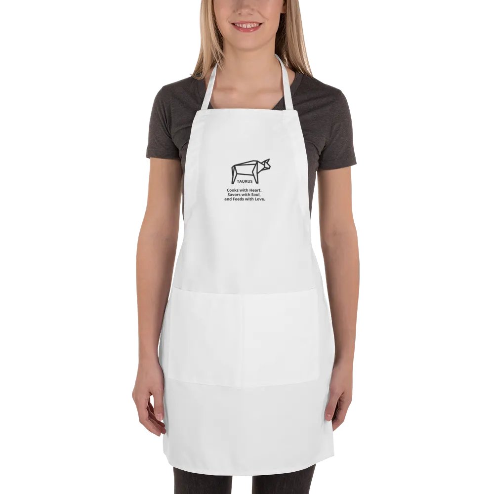 Taurus-White Cooking Apron product image (2)