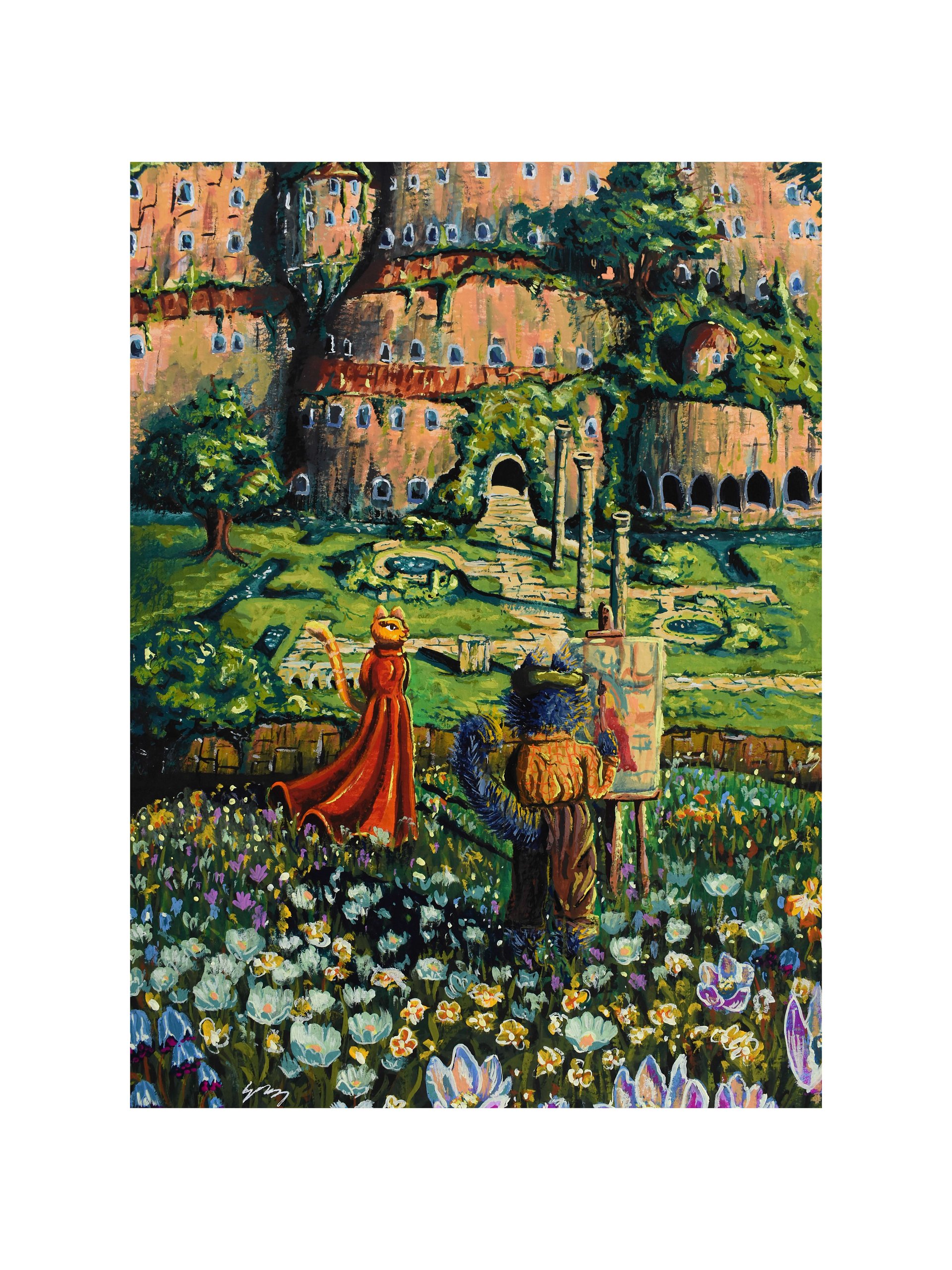 Wlitig Ruins Print product image (1)