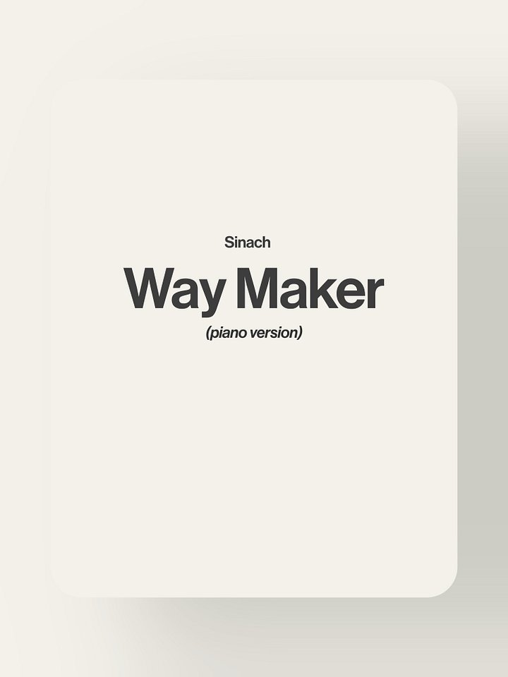 Way Maker product image (1)