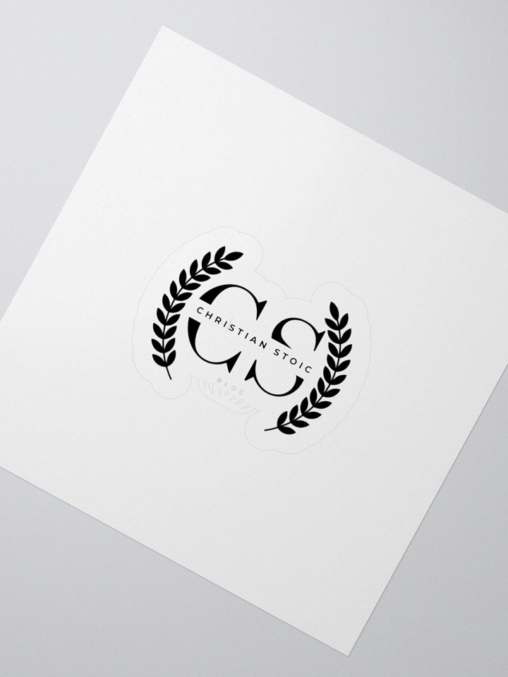 Christian Stoic Sticker product image (2)