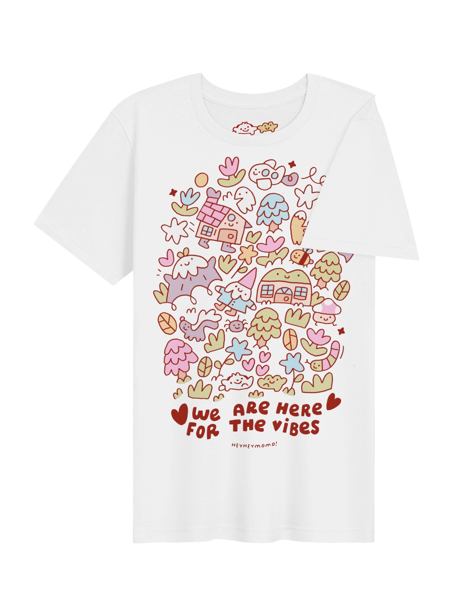 We are here for the Vibes - T-Shirt product image (4)