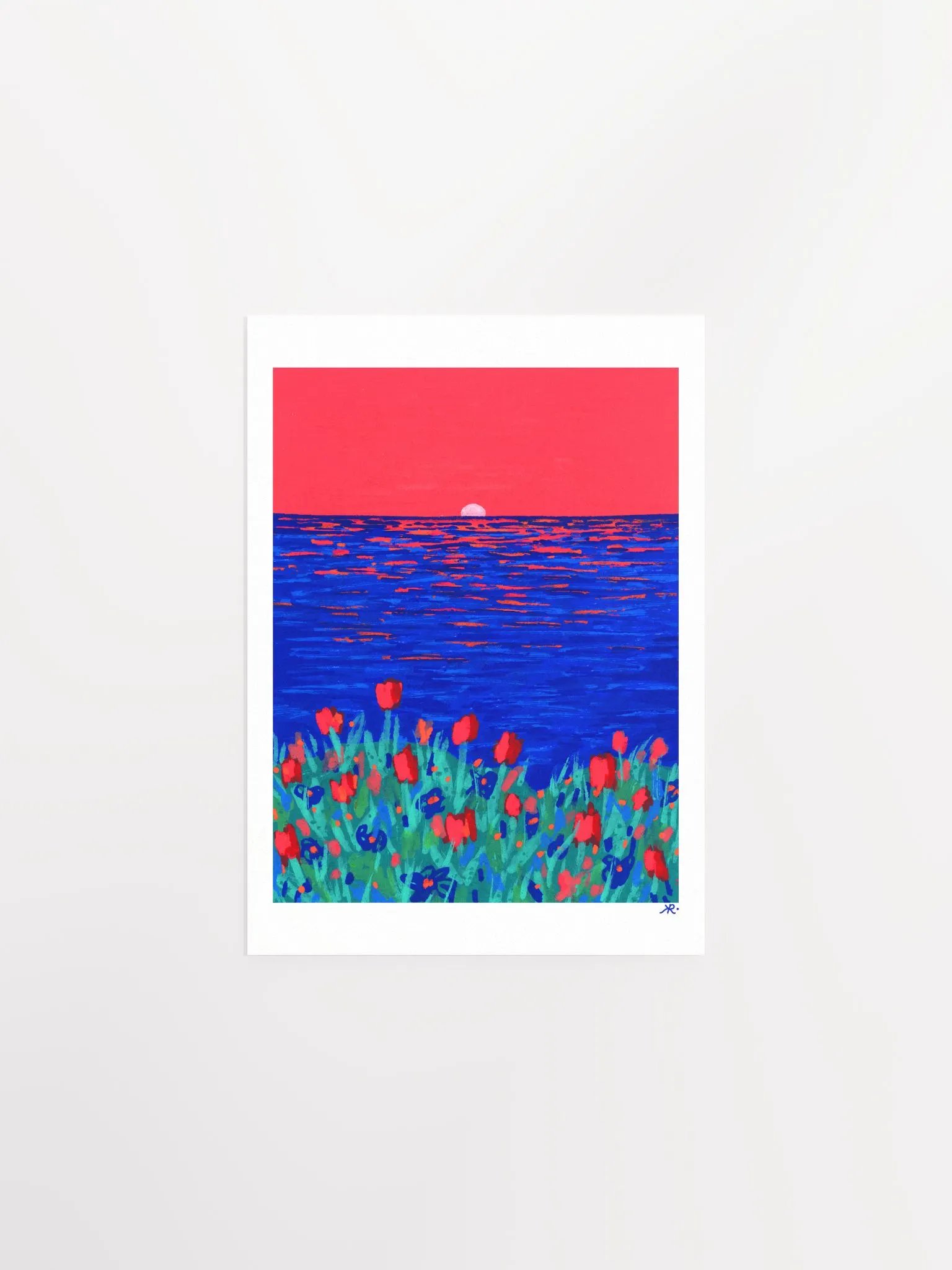 Sparkling Sunset Tulips | Vibrant Landscape product image (1)