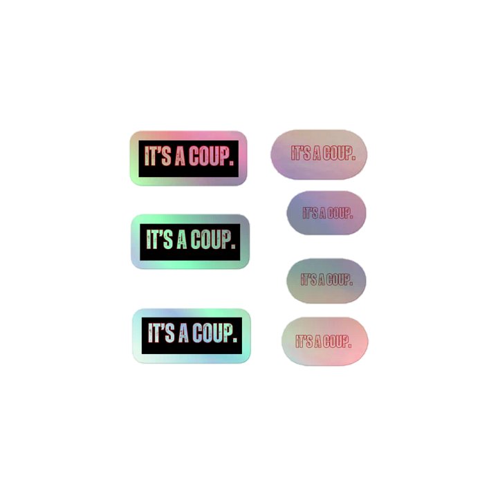 Resistors, It's a Coup, Holo Sticker Pack product image (1)