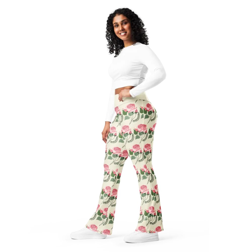 Rose Garden Flare Leggings product image (9)