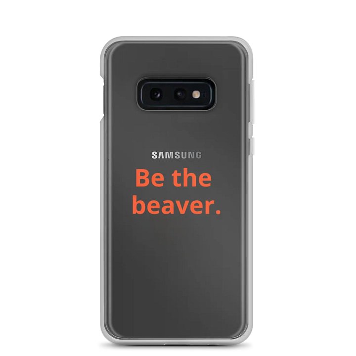 Be the beaver - Clear phone case product image (3)