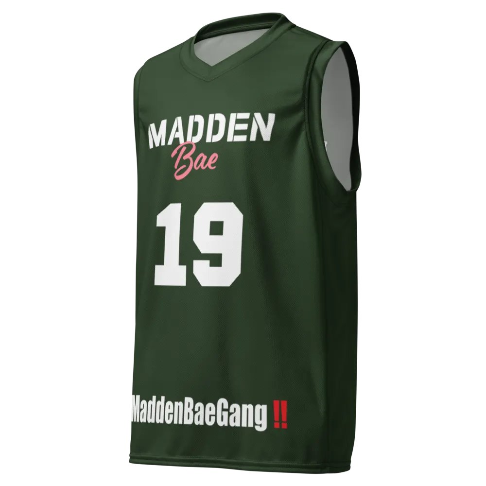 Madden Bae Jersey 👨‍🎨 (Green + White Logo) product image (3)