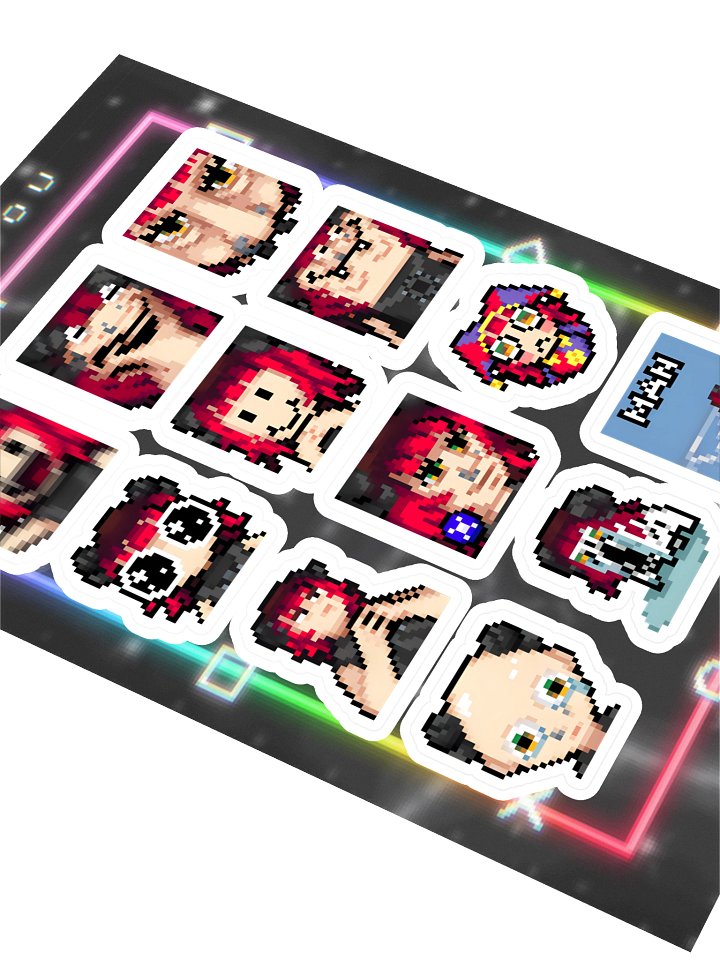 Classic RAENBOU Memes Kiss-Cut Sticker Sheet product image (2)