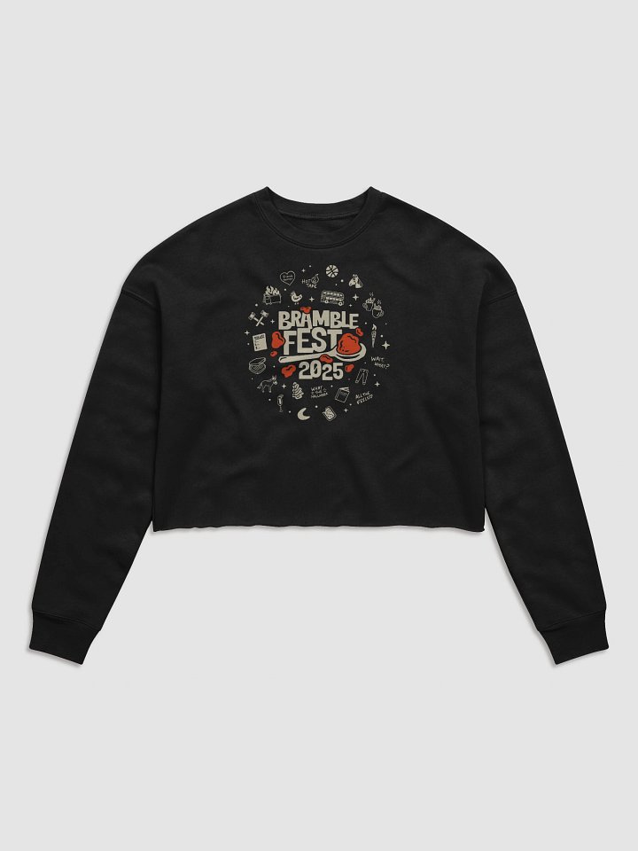 Bramble Fest 2025 Fleece Crop Sweatshirt product image (1)