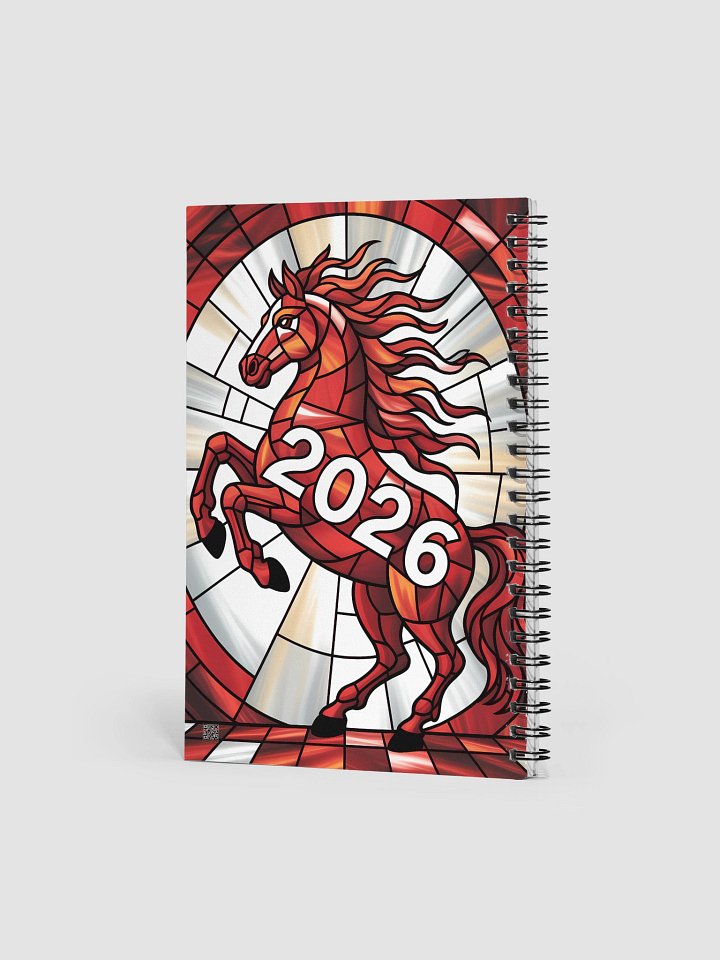 2026 The Fire Horse Notebook - Stained Glass Art product image (2)