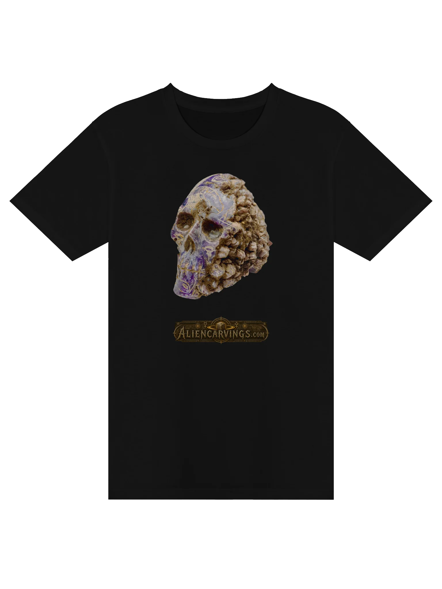 Amethyst Crystal Skull T-Shirt product image (1)