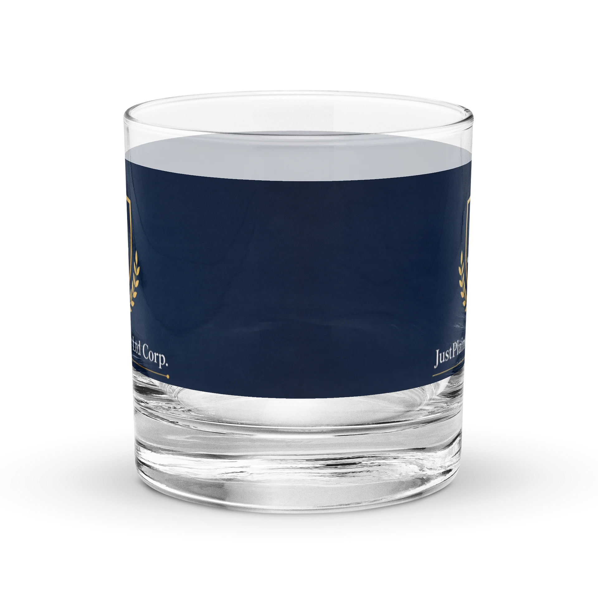 JPC Shield Logo Rocks Glass product image (2)