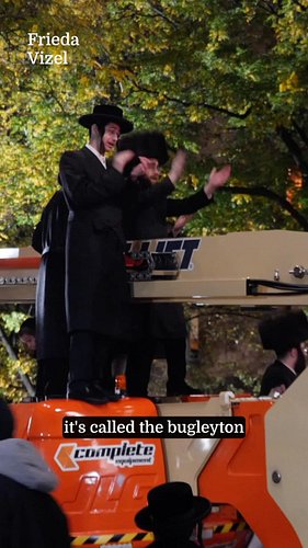 The annual bagleiten ceremony is a tradition among some Hasidic groups. The entire community accompanies (bagleit) the rabbi ...
