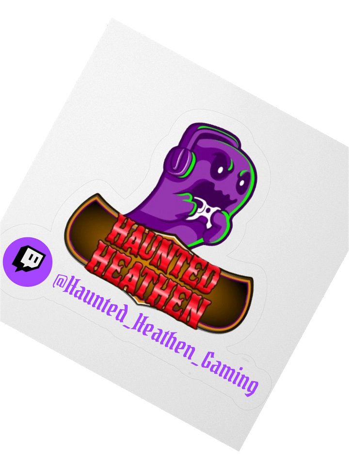 Haunted Logo Sticker product image (4)