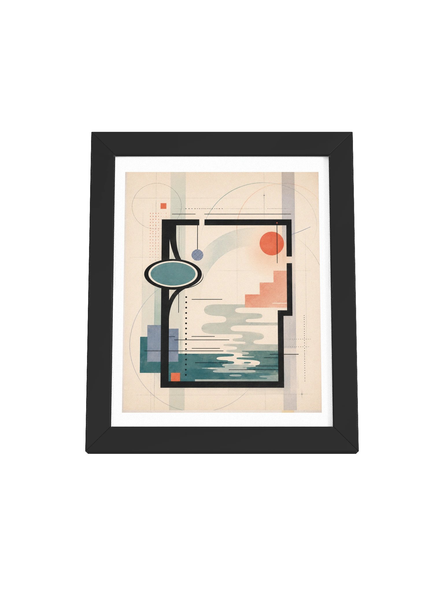 Peripheral Infrastructure / 02 -- Framed Matte Poster product image (1)