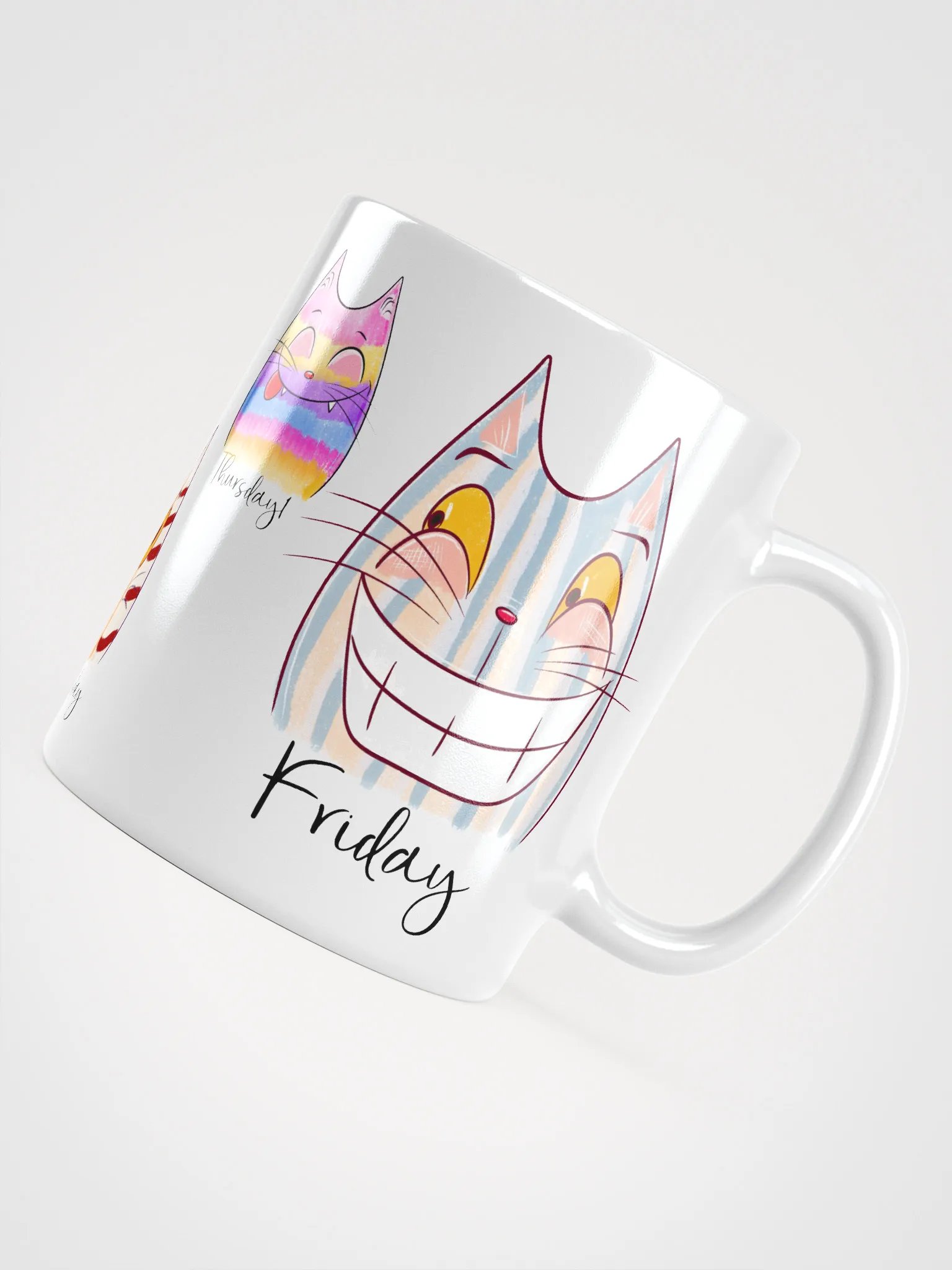 7 Days of Cats Mug – A Purrfectly Hilarious Week in Review product image (10)