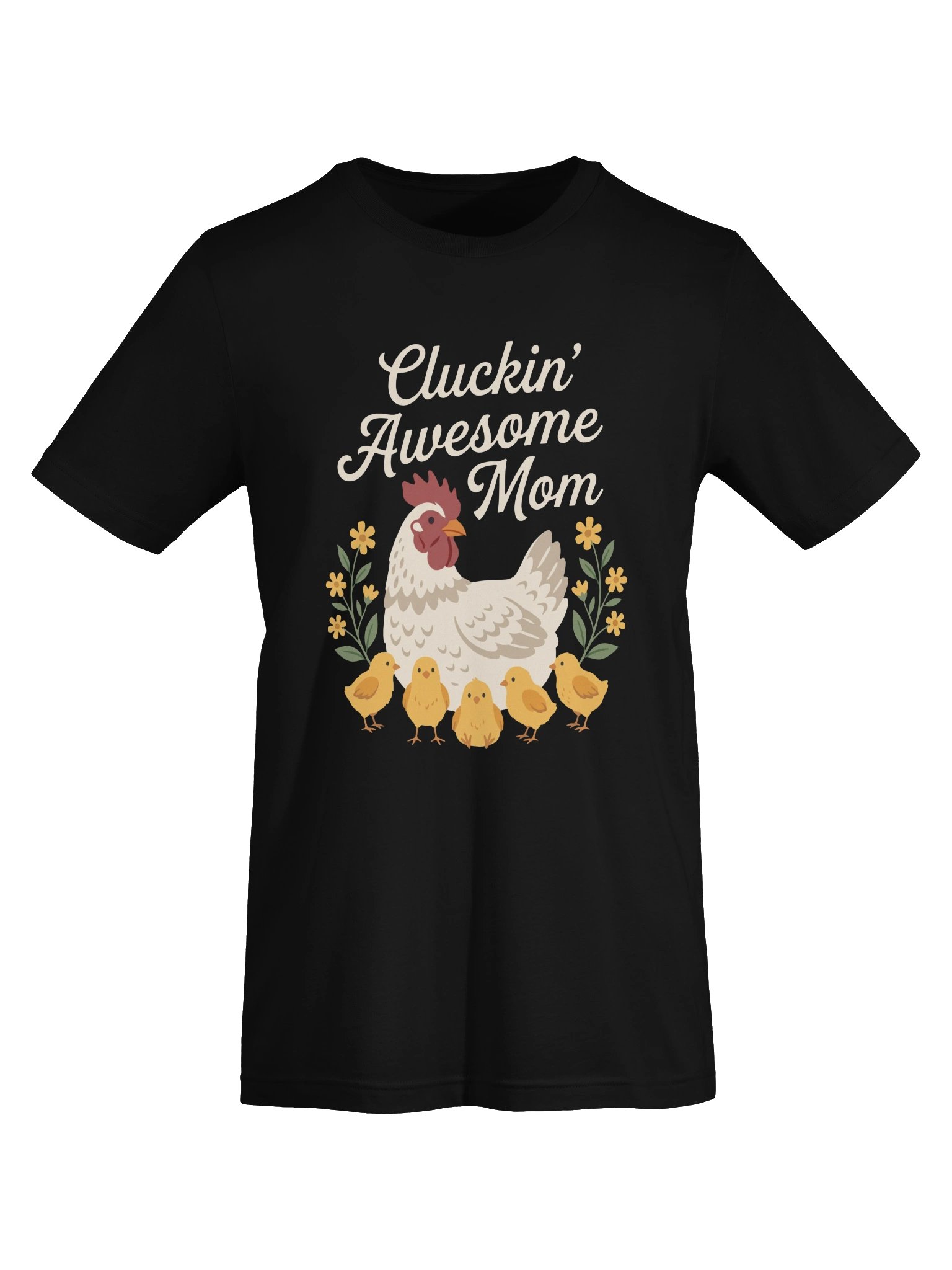 Cluckin Awesome Mom tshirt product image (5)