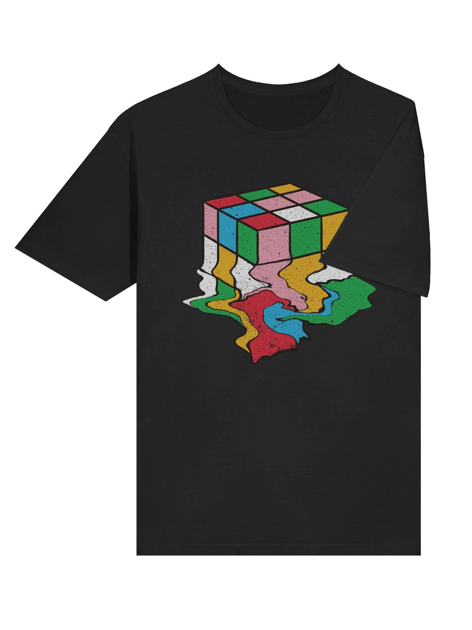 Melting Cube Drip T-Shirt product image (71)