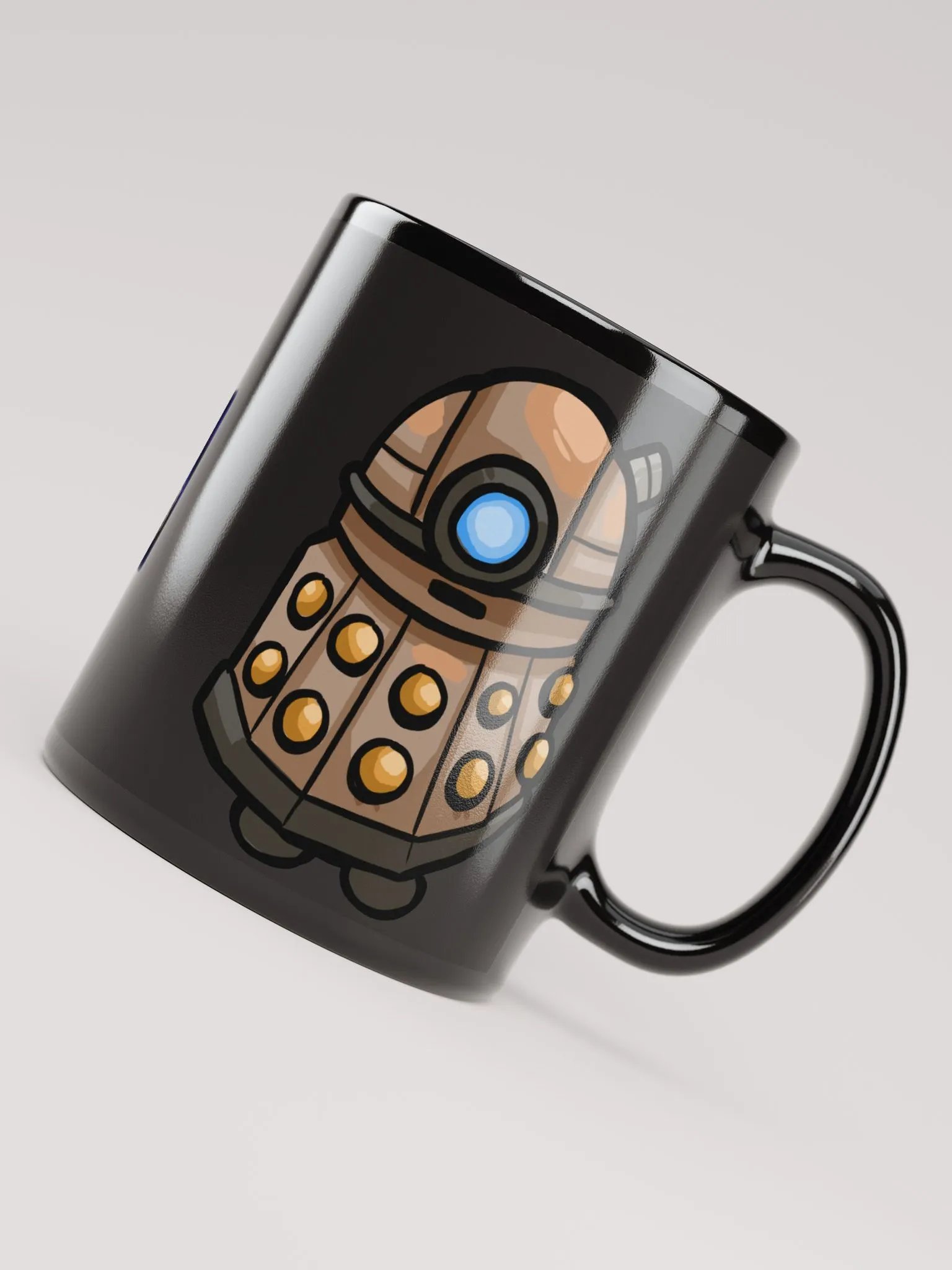 Exter'Mini'ate Glossy Black Mug product image (4)