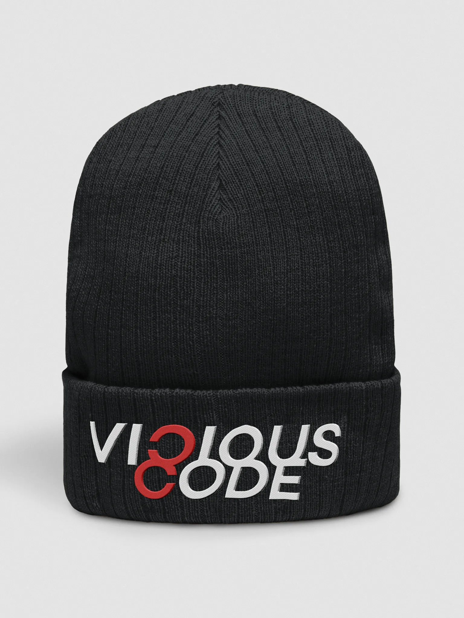 VC Ribbed Knit Beanie product image (1)