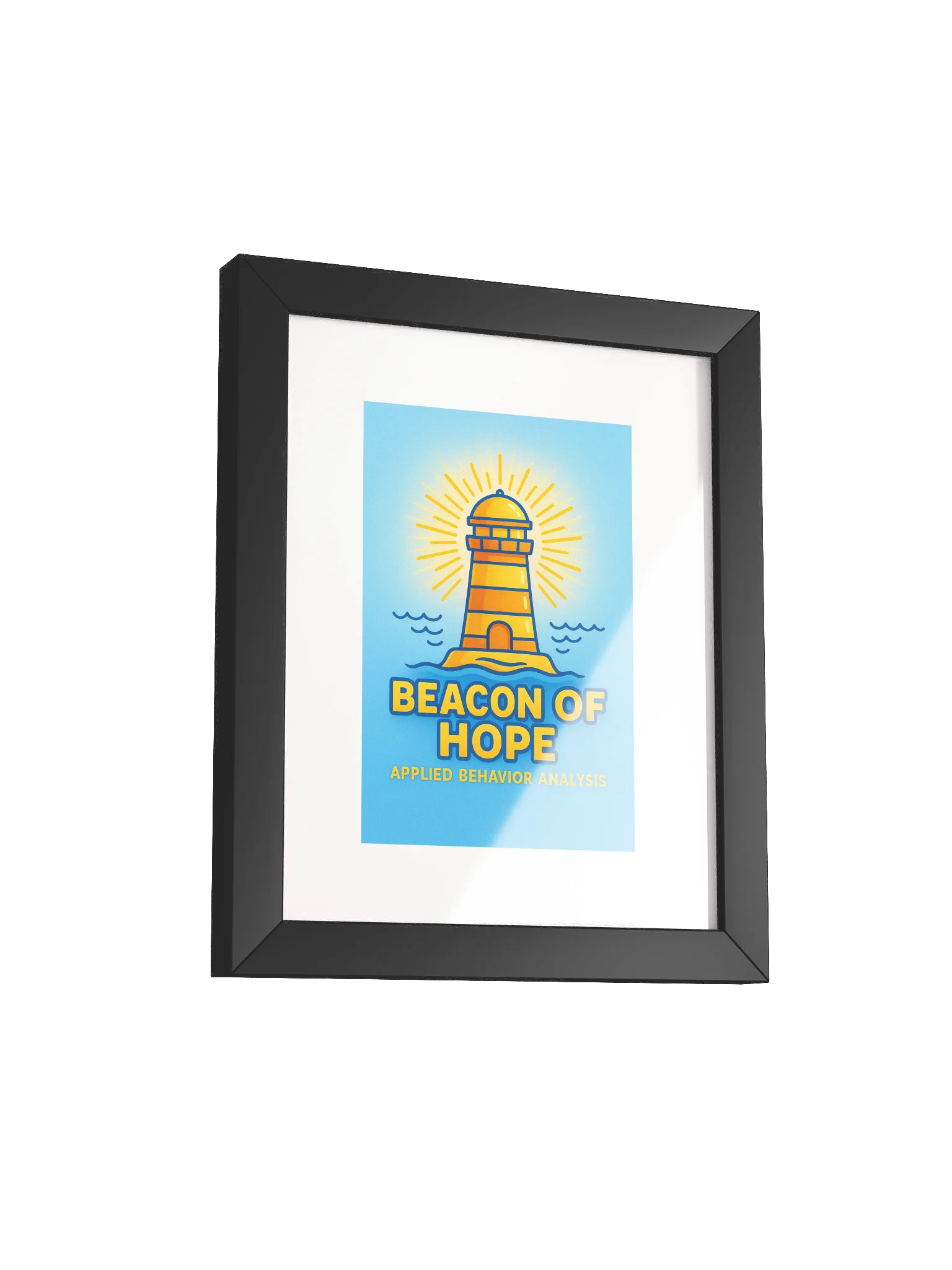 Lighthouse of Positivity Framed Poster product image (9)