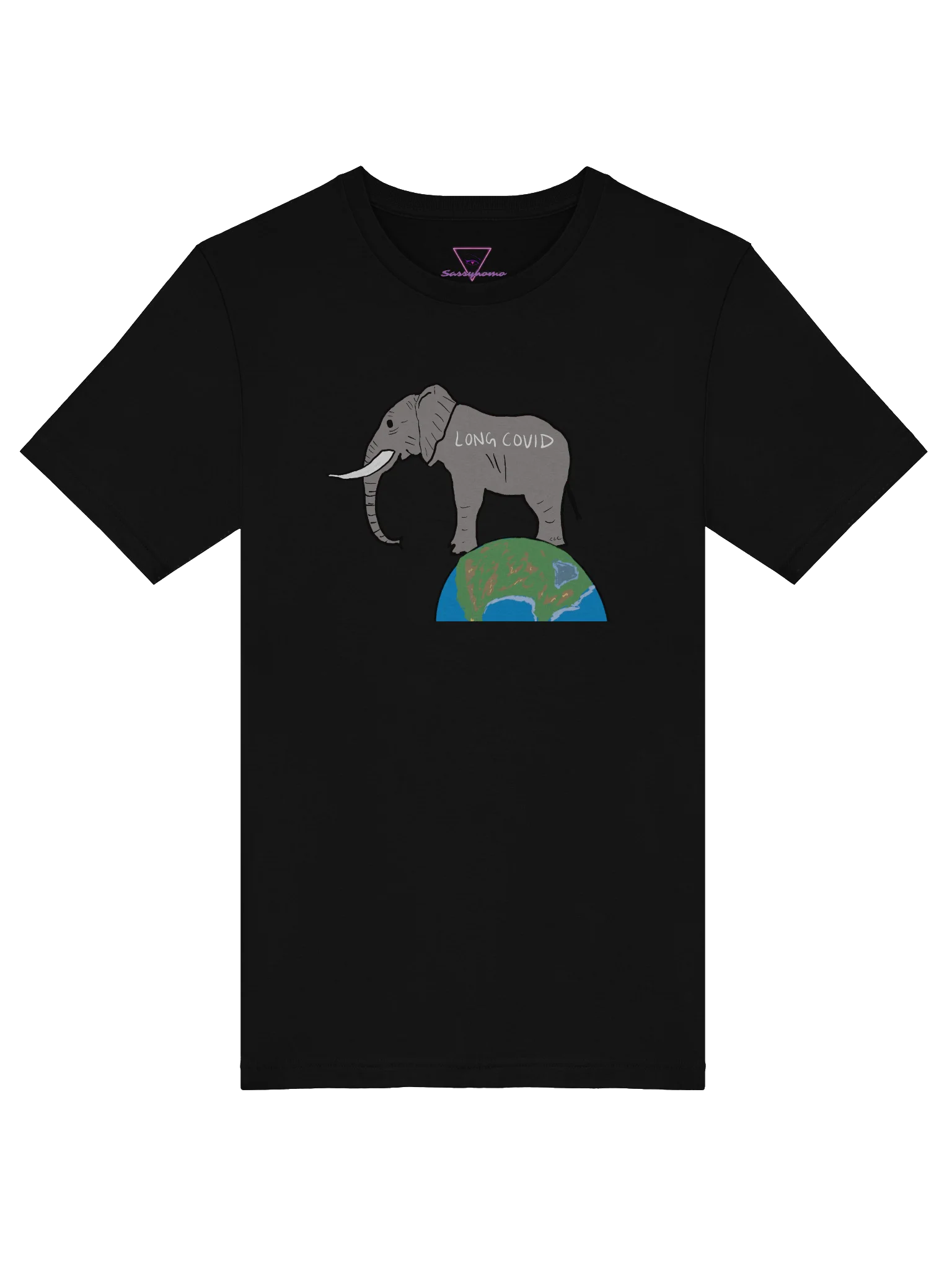 Elephant In The Room tee (Long Covid) product image (5)