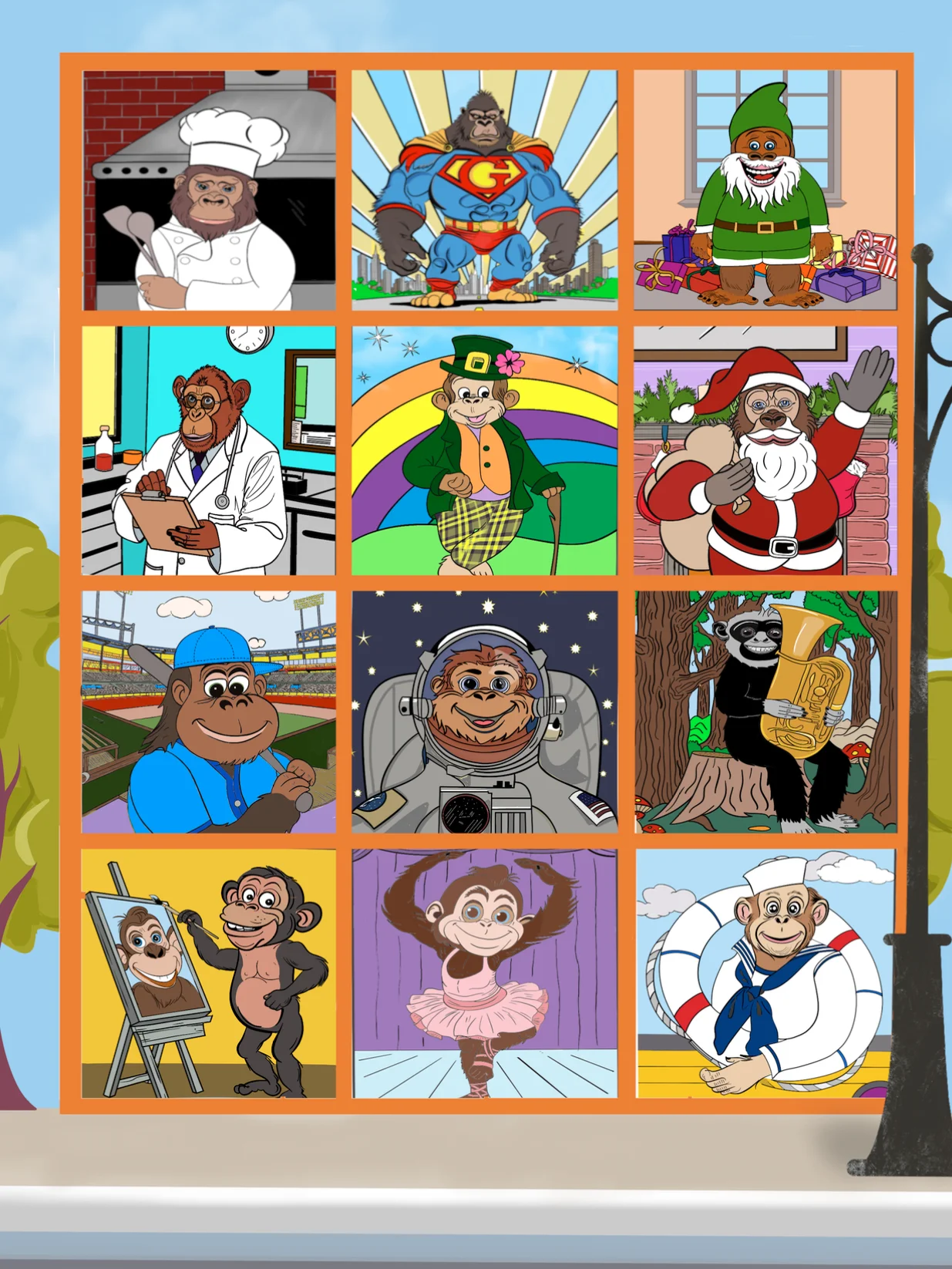 Awesome Apes Coloring for Everyone product image (2)
