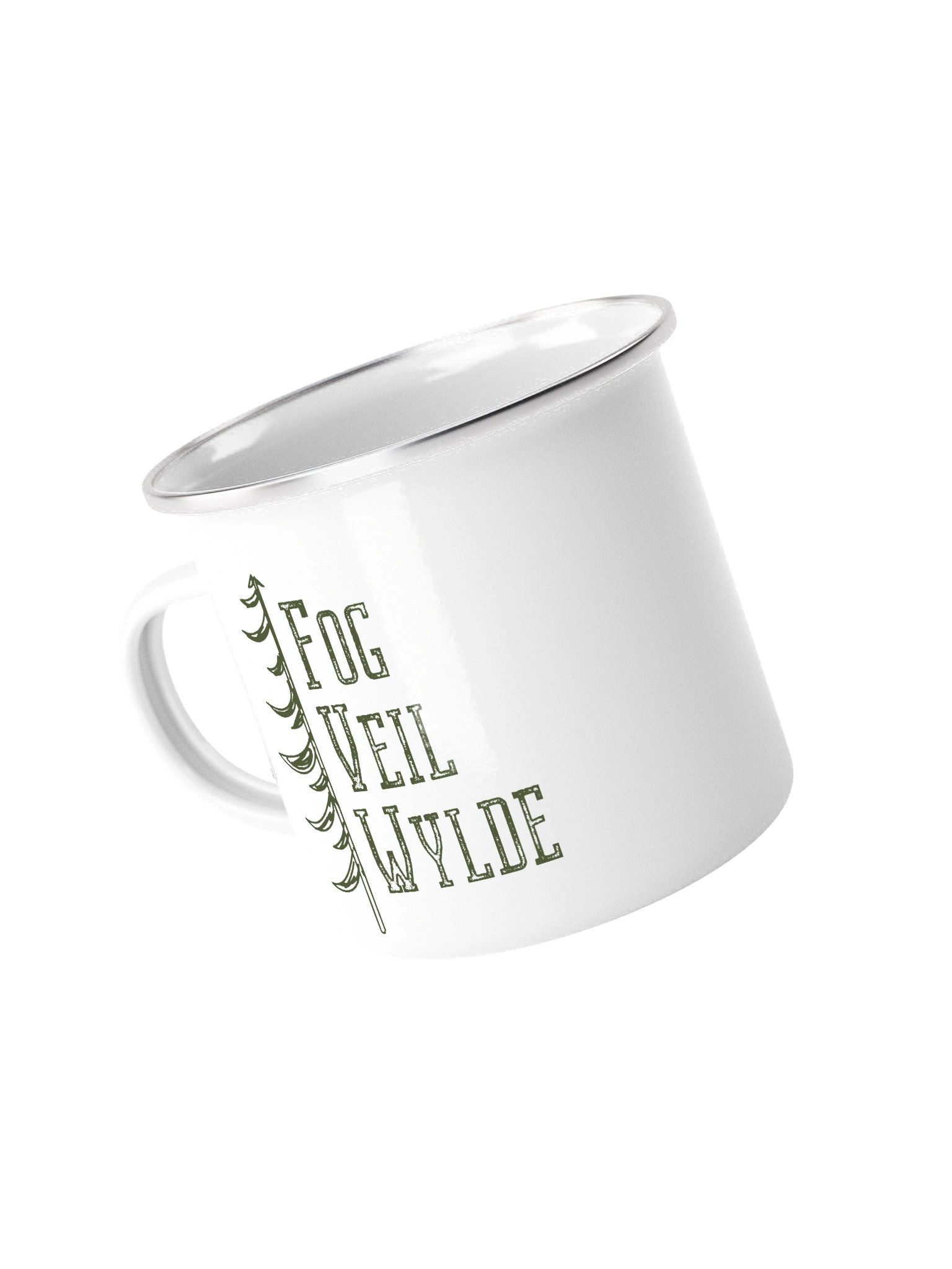 Timber Logo | White Enamel Mug product image (4)