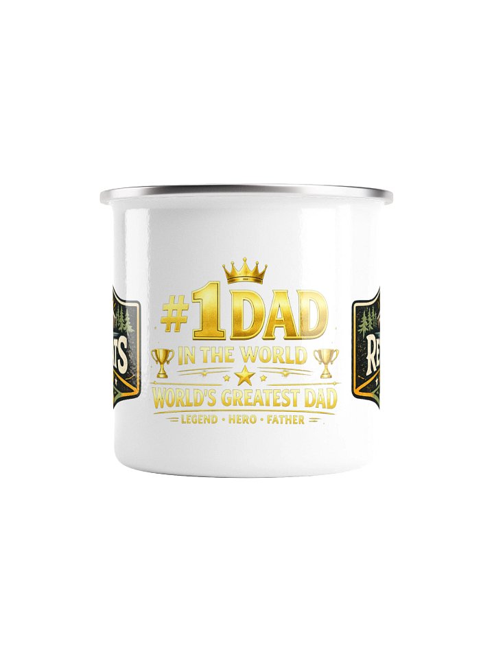 World’s Greatest Dad Enamel Mug product image (2)