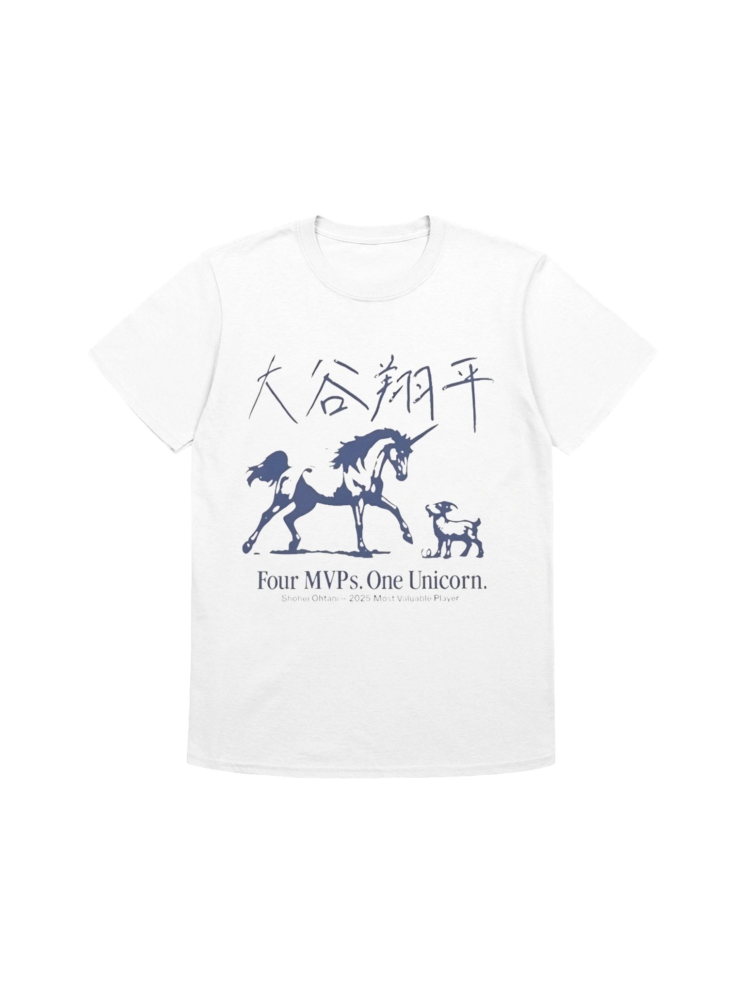 Four MVPs. One Unicorn. Shohei Ohtani – 2025 Most Valuable Player Shirt product image (1)