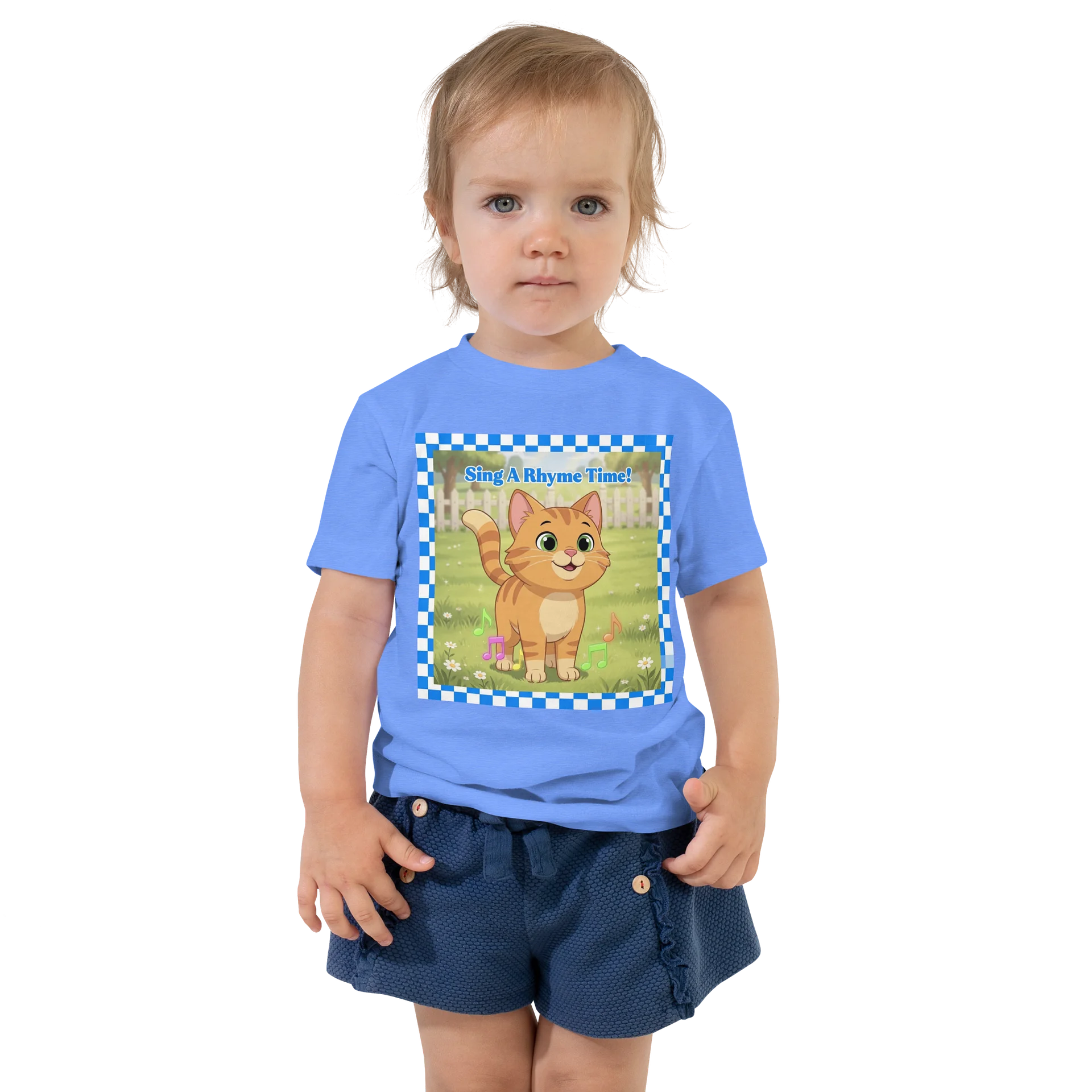 Cute Farm Animal Kitten Cartoon Child Tee product image (1)