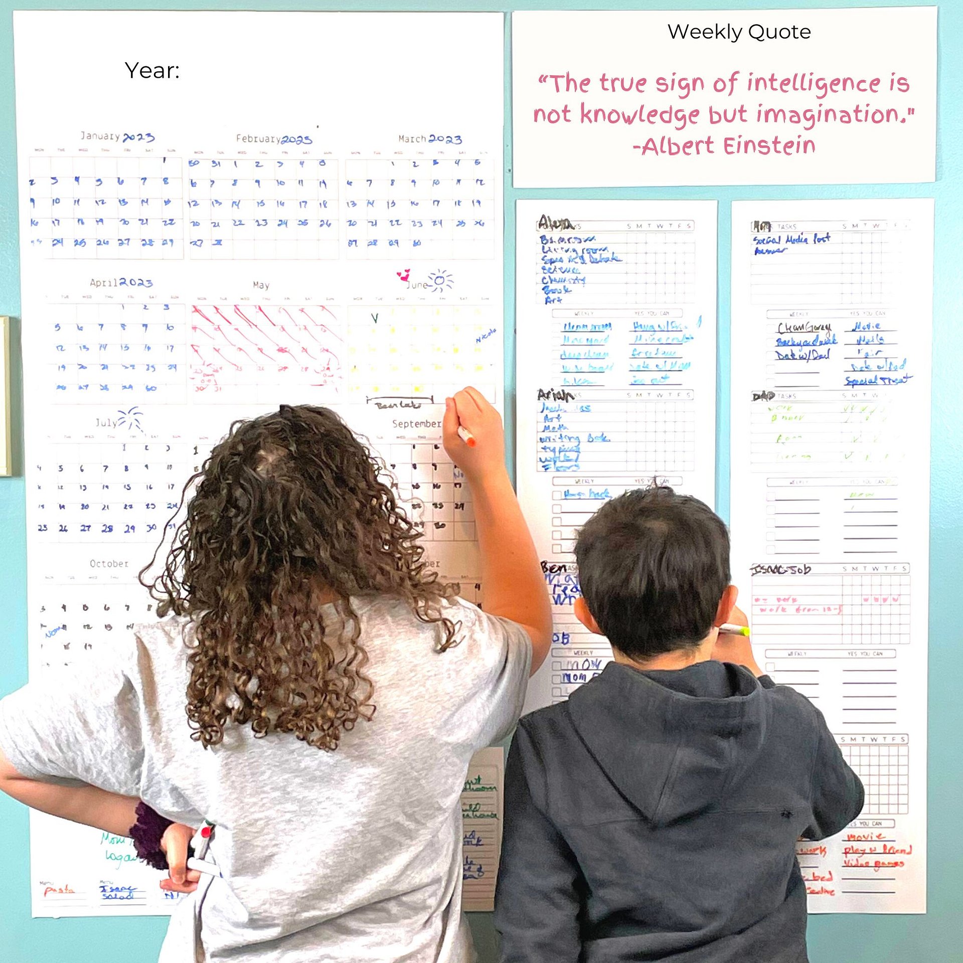 The Dry Erase Family Command Center product image (3)
