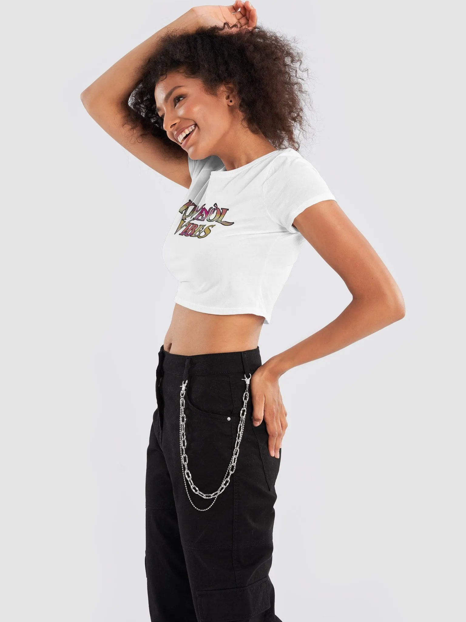 KWÉYÒL VIBES Crop Tee product image (32)
