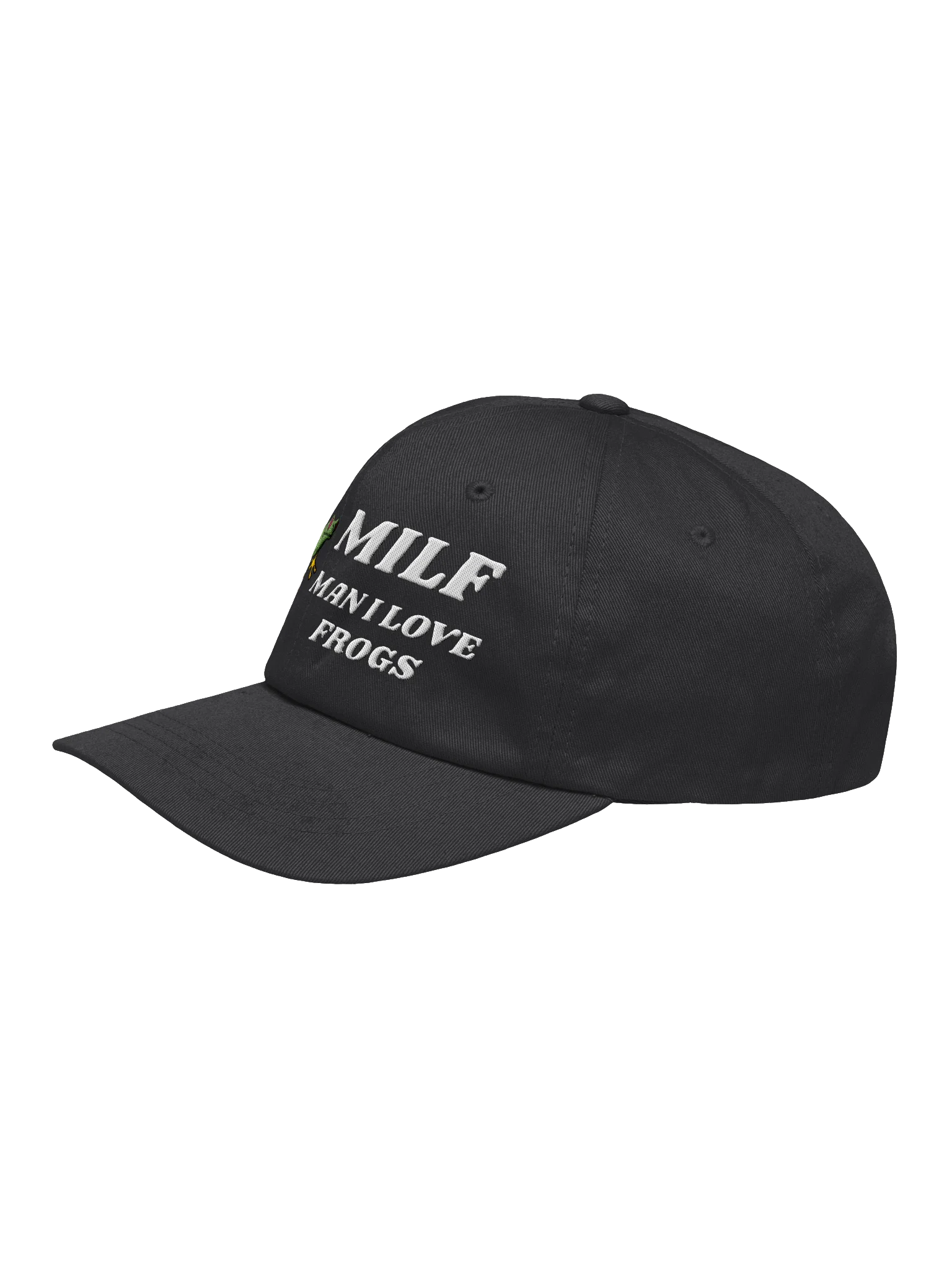 Milf Man I Love Frogs Embroidery Classic Hat product image (21)