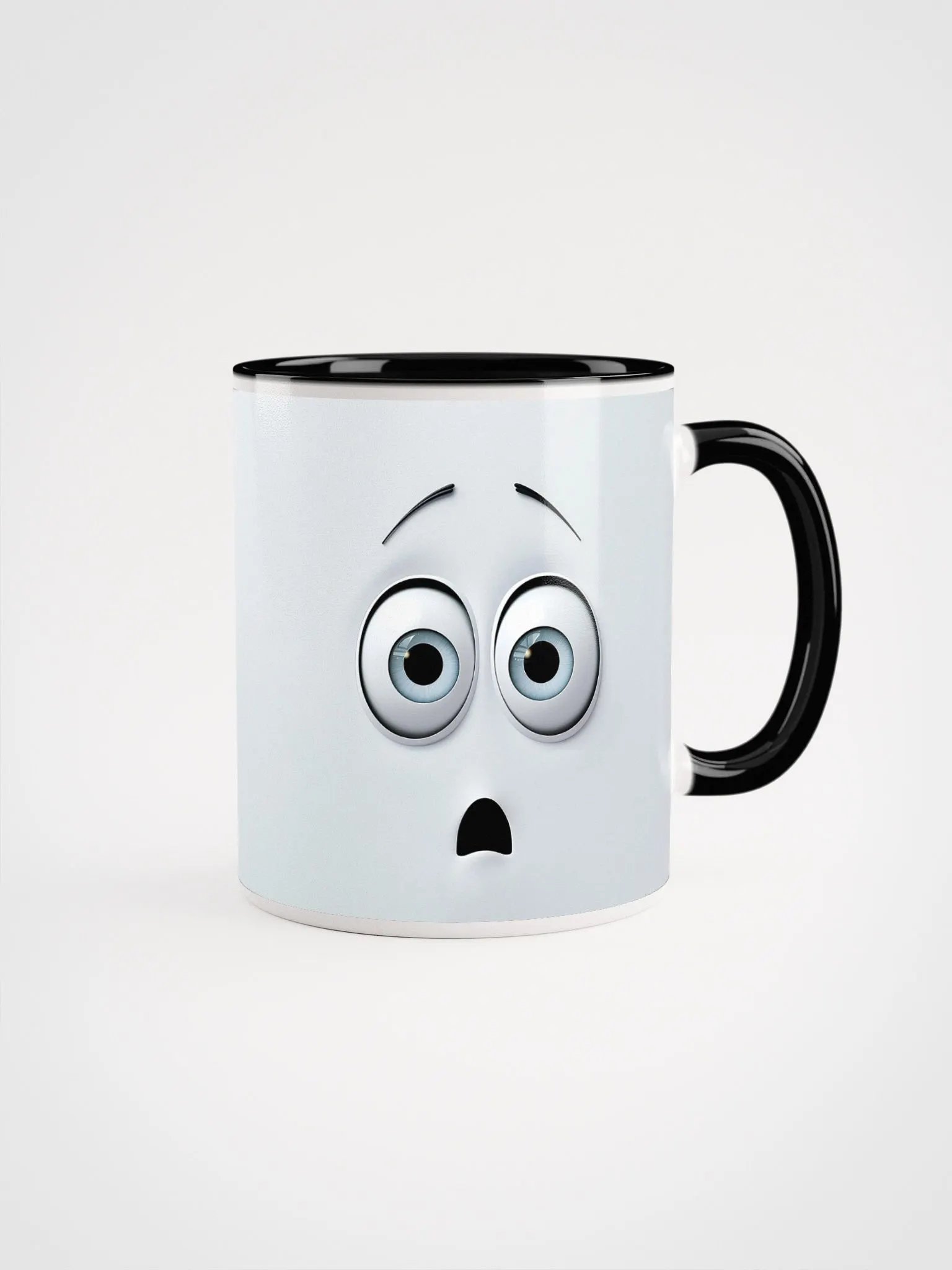Whimsical Surprise Face Mug: Start Your Day with a Smile! product image (2)